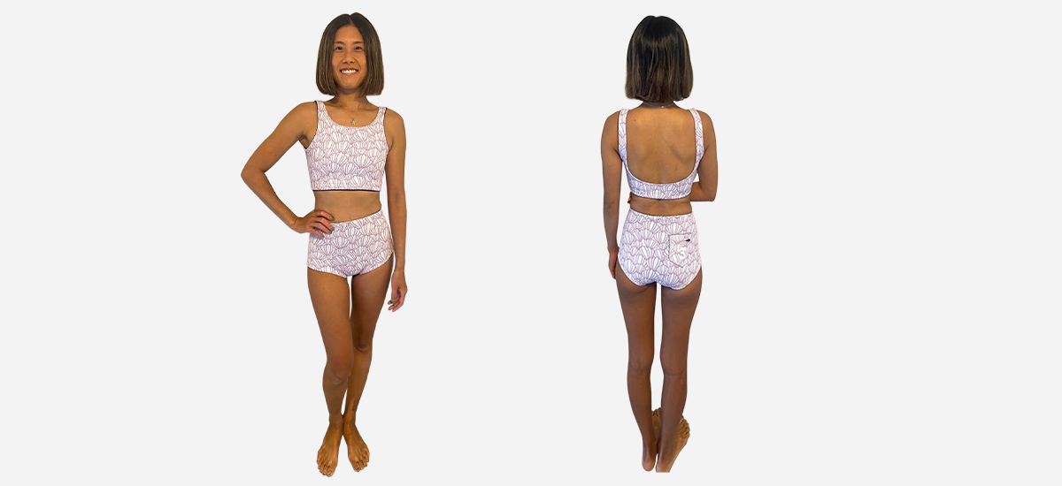 キャミ＆ハーフブラジリアンパンツ