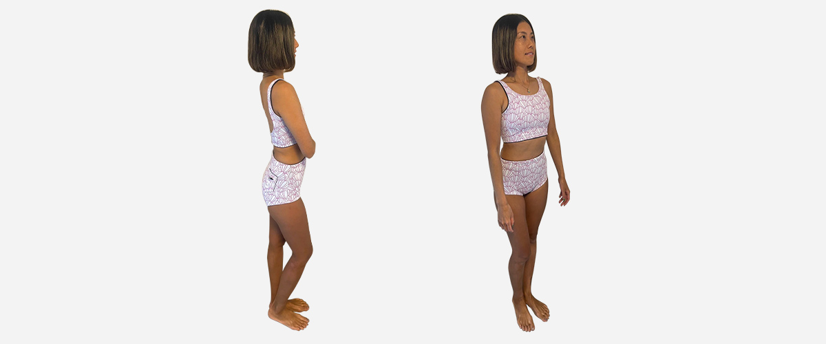 キャミ＆ハーフブラジリアンパンツ